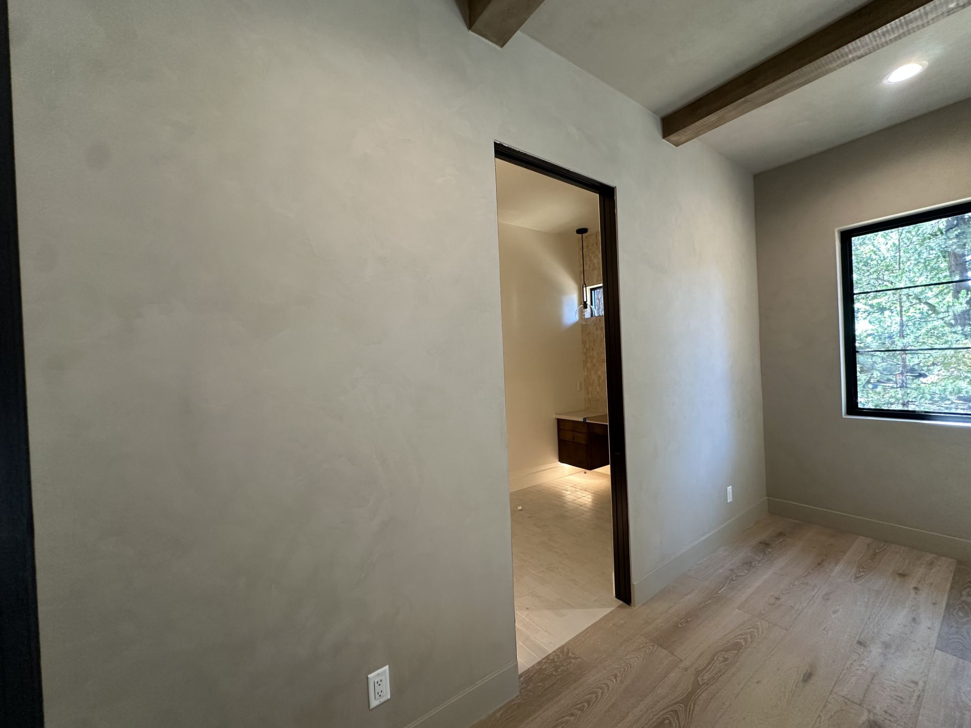 Roman clay feature wall in a Scottsdale home theater